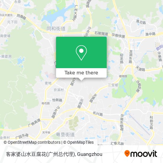 客家婆山水豆腐花(广州总代理) map
