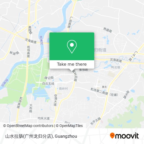山水拉肠(广州龙归分店) map
