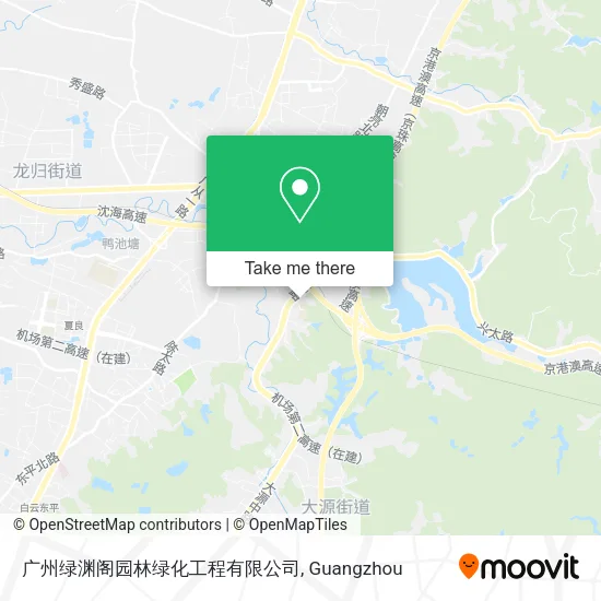 广州绿渊阁园林绿化工程有限公司 map