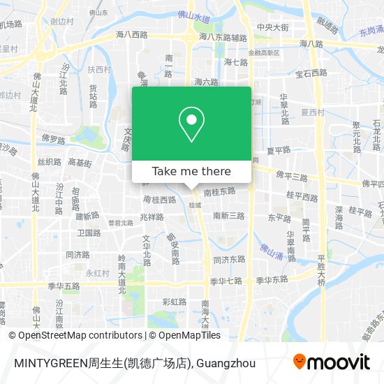 MINTYGREEN周生生(凯德广场店) map