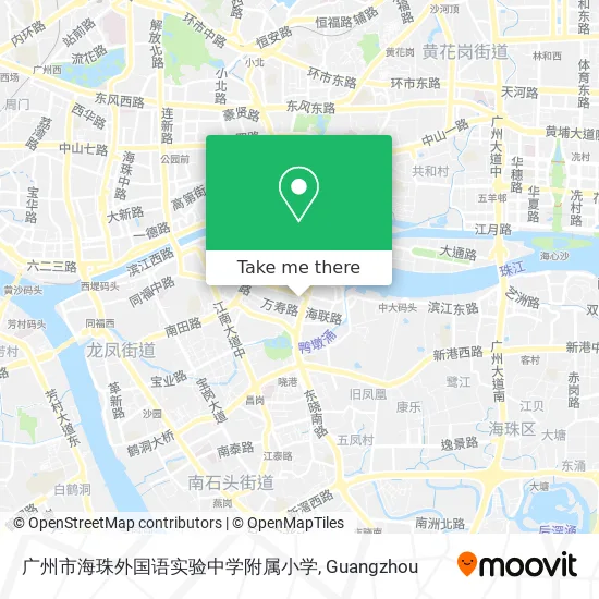 广州市海珠外国语实验中学附属小学 map