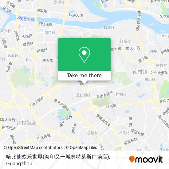 哈比熊欢乐世界(海印又一城奥特莱斯广场店) map