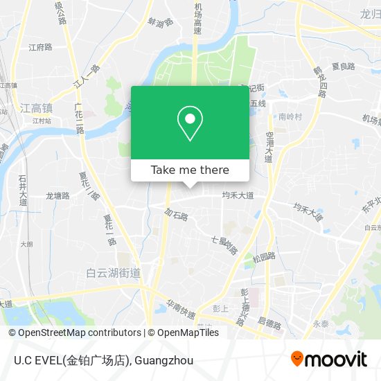 U.C EVEL(金铂广场店) map