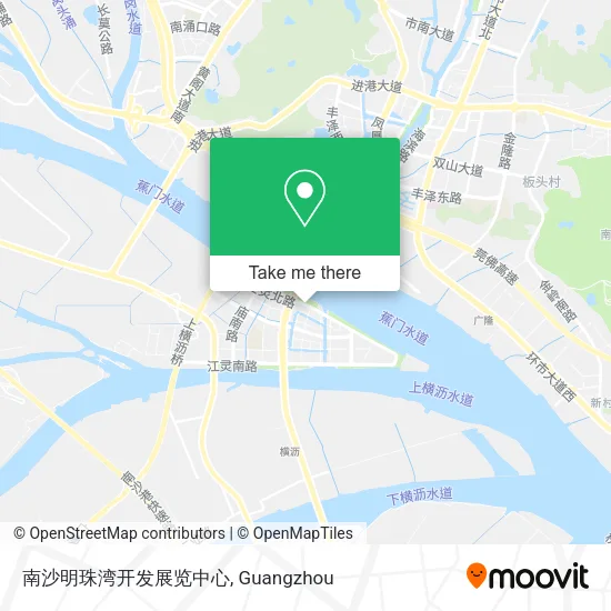南沙明珠湾开发展览中心 map