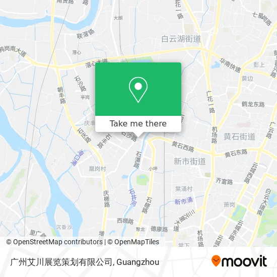 广州艾川展览策划有限公司 map