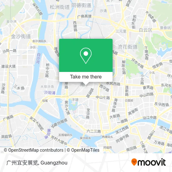 广州宜安展览 map