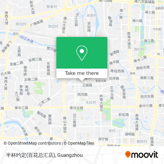 半杯约定(百花总汇店) map
