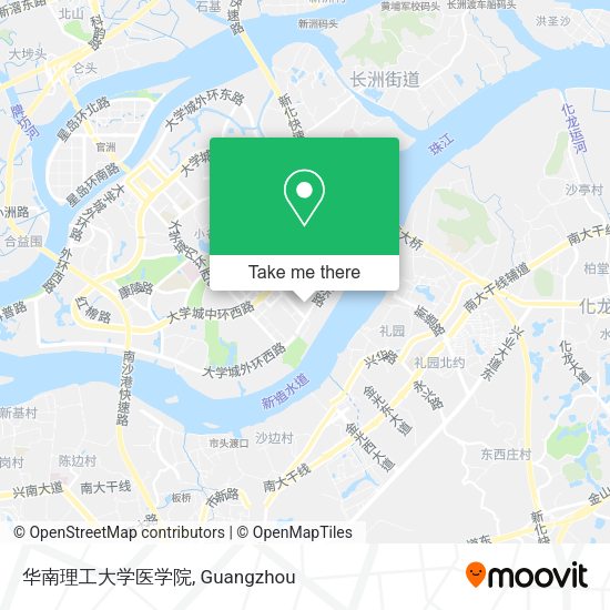 华南理工大学医学院 map