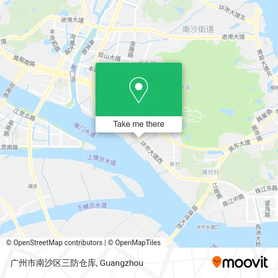 广州市南沙区三防仓库 map
