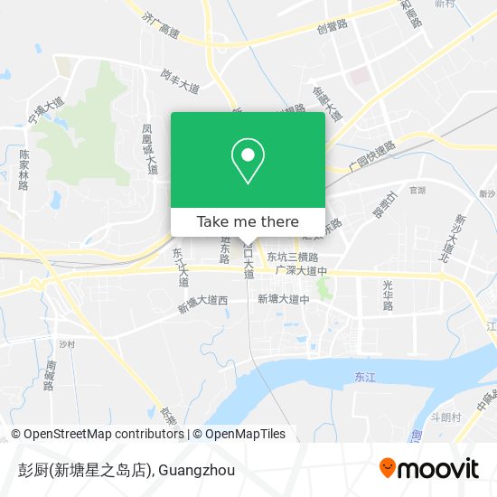 彭厨(新塘星之岛店) map