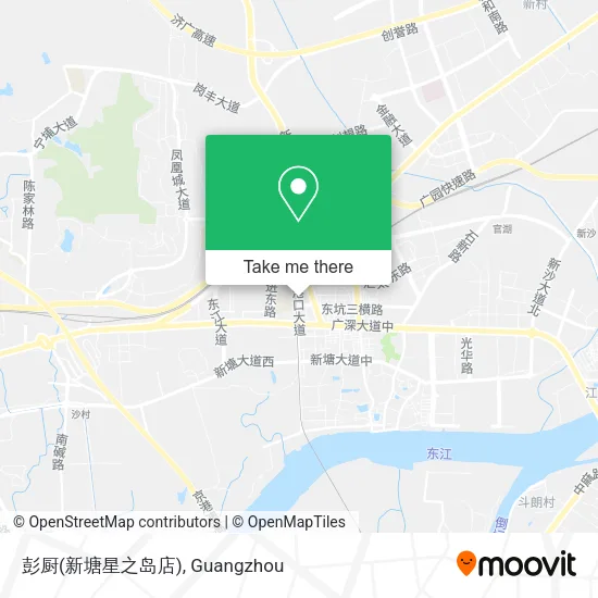 彭厨(新塘星之岛店) map