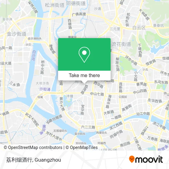 荔利烟酒行 map