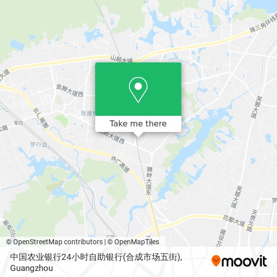 中国农业银行24小时自助银行(合成市场五街) map
