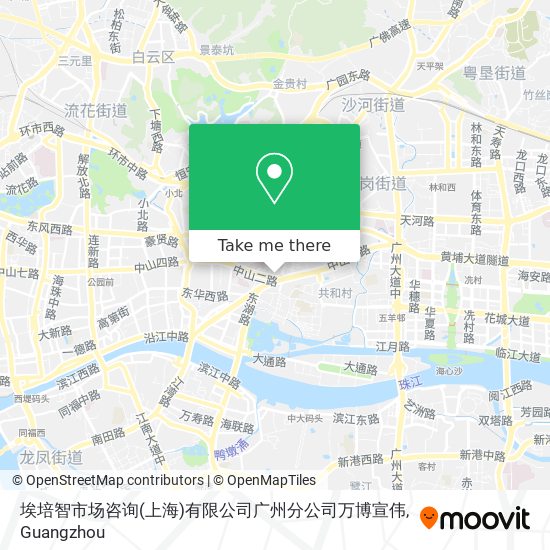 埃培智市场咨询(上海)有限公司广州分公司万博宣伟 map