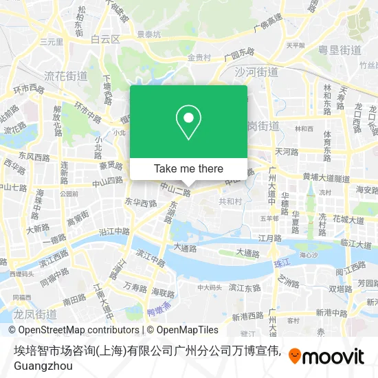 埃培智市场咨询(上海)有限公司广州分公司万博宣伟 map