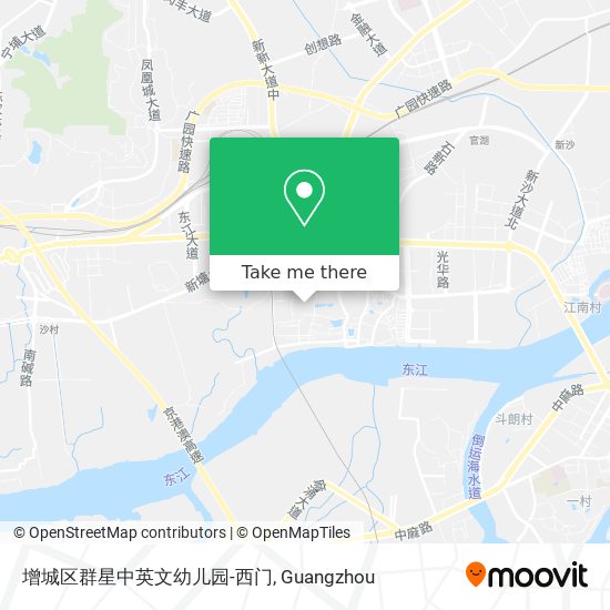 增城区群星中英文幼儿园-西门 map