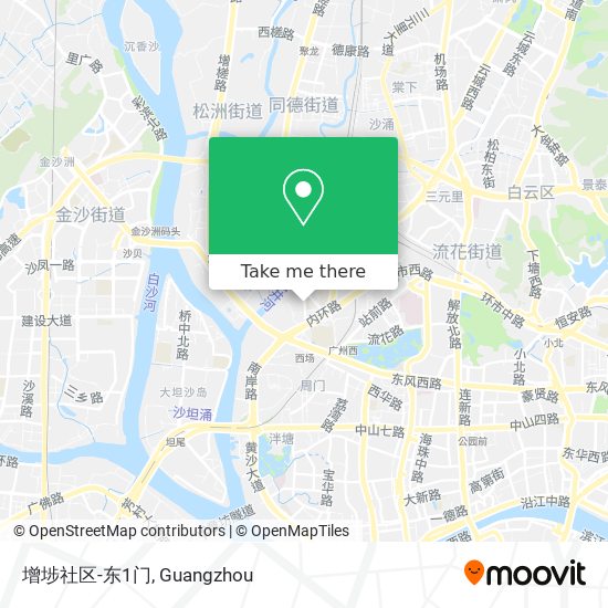 增埗社区-东1门 map