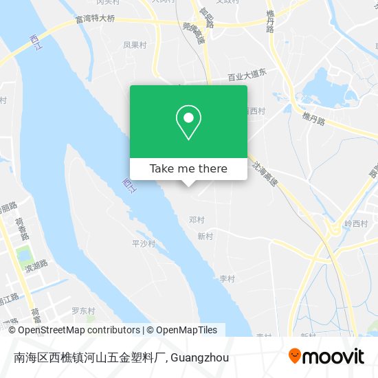 南海区西樵镇河山五金塑料厂 map