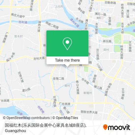 国福红木(乐从国际会展中心家具名城B座店) map