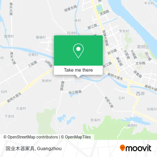 国业木器家具 map