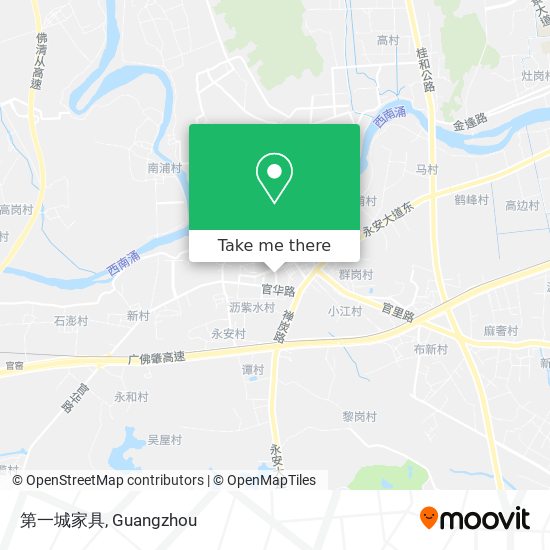 第一城家具 map