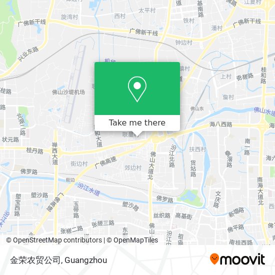 金荣农贸公司 map