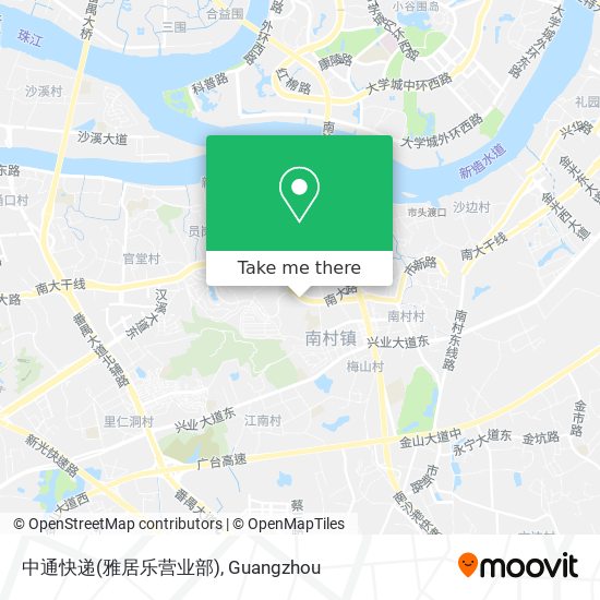 中通快递(雅居乐营业部) map