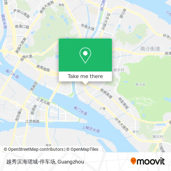 越秀滨海珺城-停车场 map