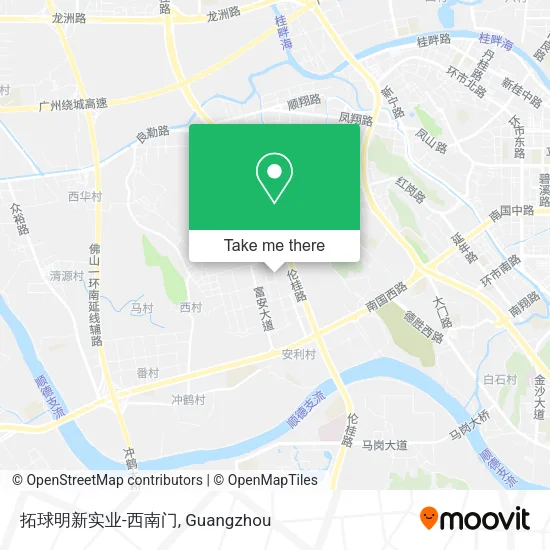 拓球明新实业-西南门 map