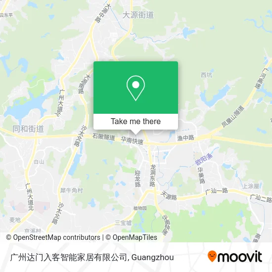 广州达门入客智能家居有限公司 map