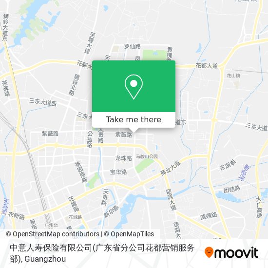 中意人寿保险有限公司(广东省分公司花都营销服务部) map