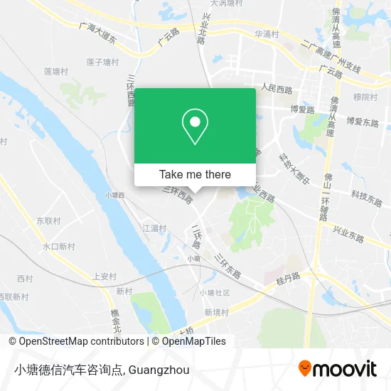 小塘德信汽车咨询点 map
