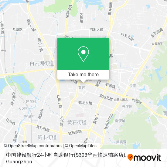 中国建设银行24小时自助银行(S303华南快速辅路店) map