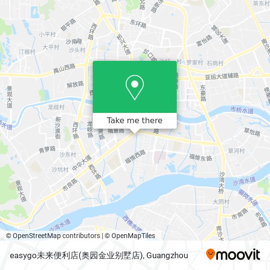 easygo未来便利店(奥园金业别墅店) map