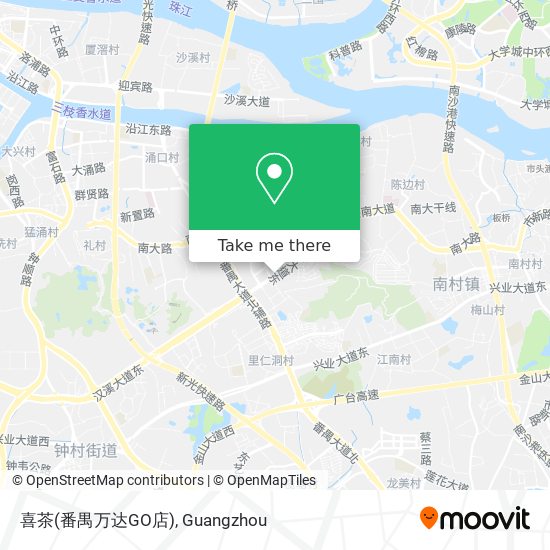 喜茶(番禺万达GO店) map
