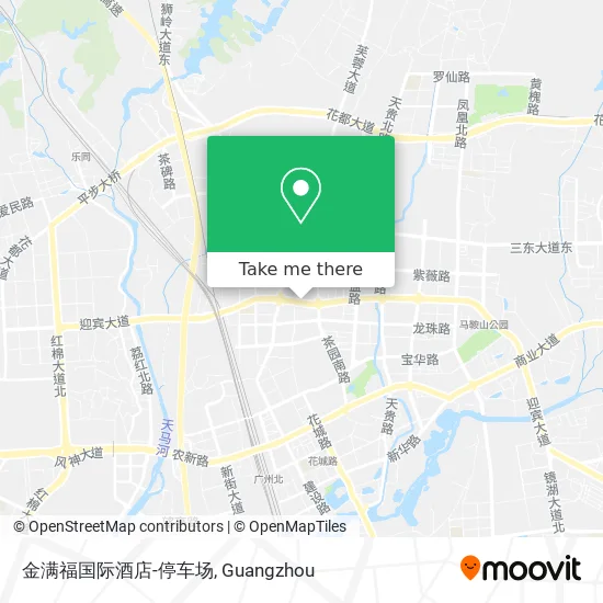 金满福国际酒店-停车场 map