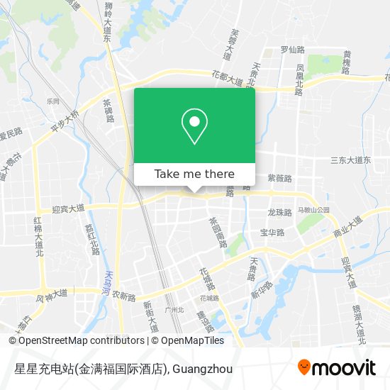 星星充电站(金满福国际酒店) map