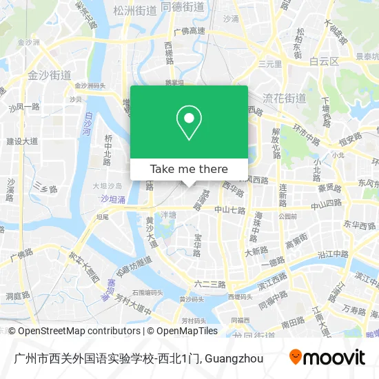 广州市西关外国语实验学校-西北1门 map