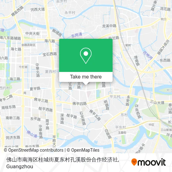 佛山市南海区桂城街夏东村孔溪股份合作经济社 map