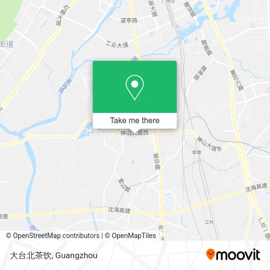 大台北茶饮 map