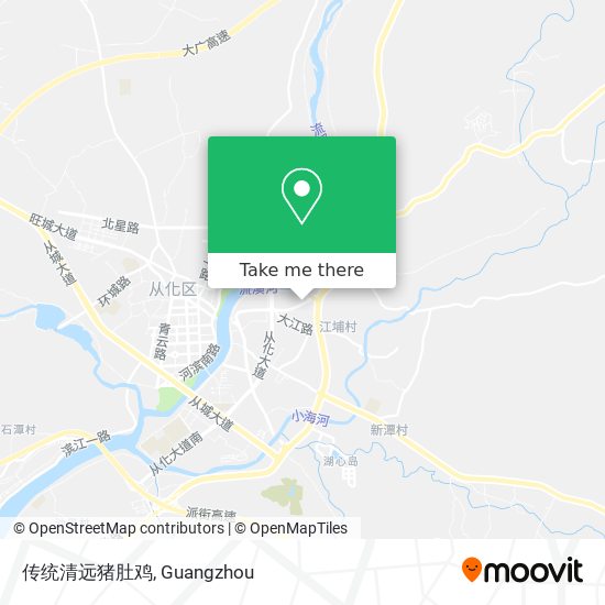 传统清远猪肚鸡 map