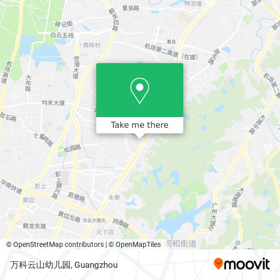 万科云山幼儿园 map