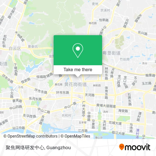 聚焦网络研发中心 map