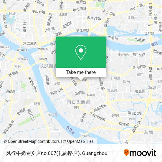 风行牛奶专卖店no.007(礼岗路店) map
