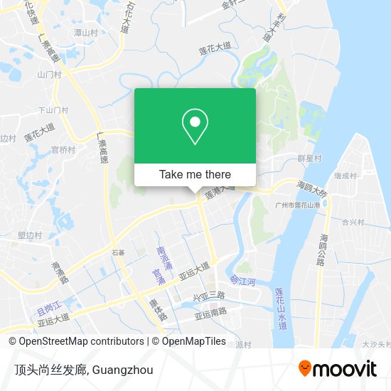 顶头尚丝发廊 map