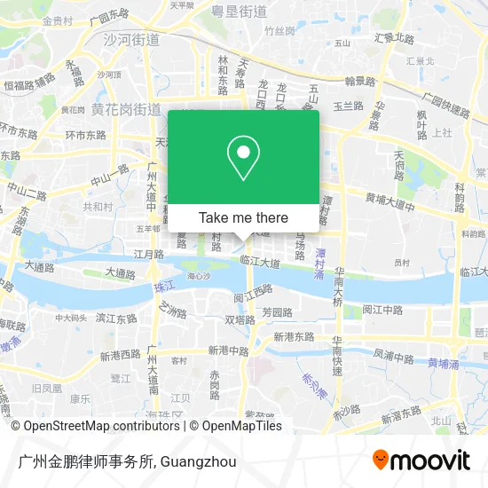 广州金鹏律师事务所 map