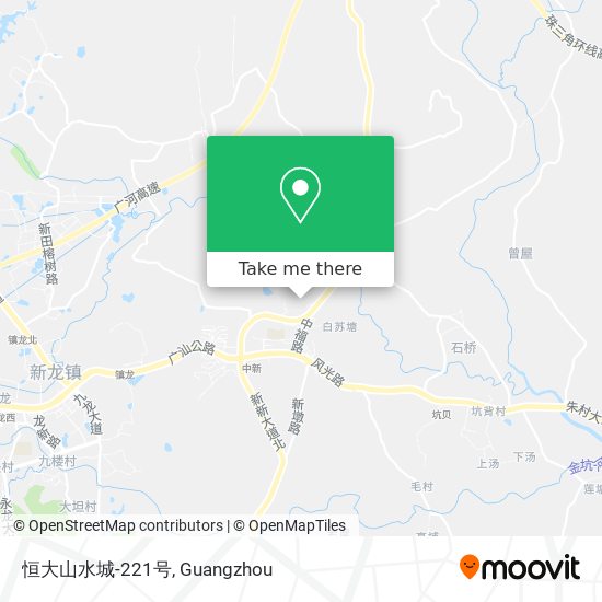 恒大山水城-221号 map