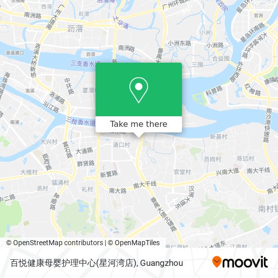 百悦健康母婴护理中心(星河湾店) map