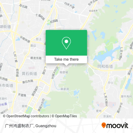 广州鸿盛制衣厂 map