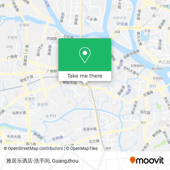 雅居乐酒店-洗手间 map